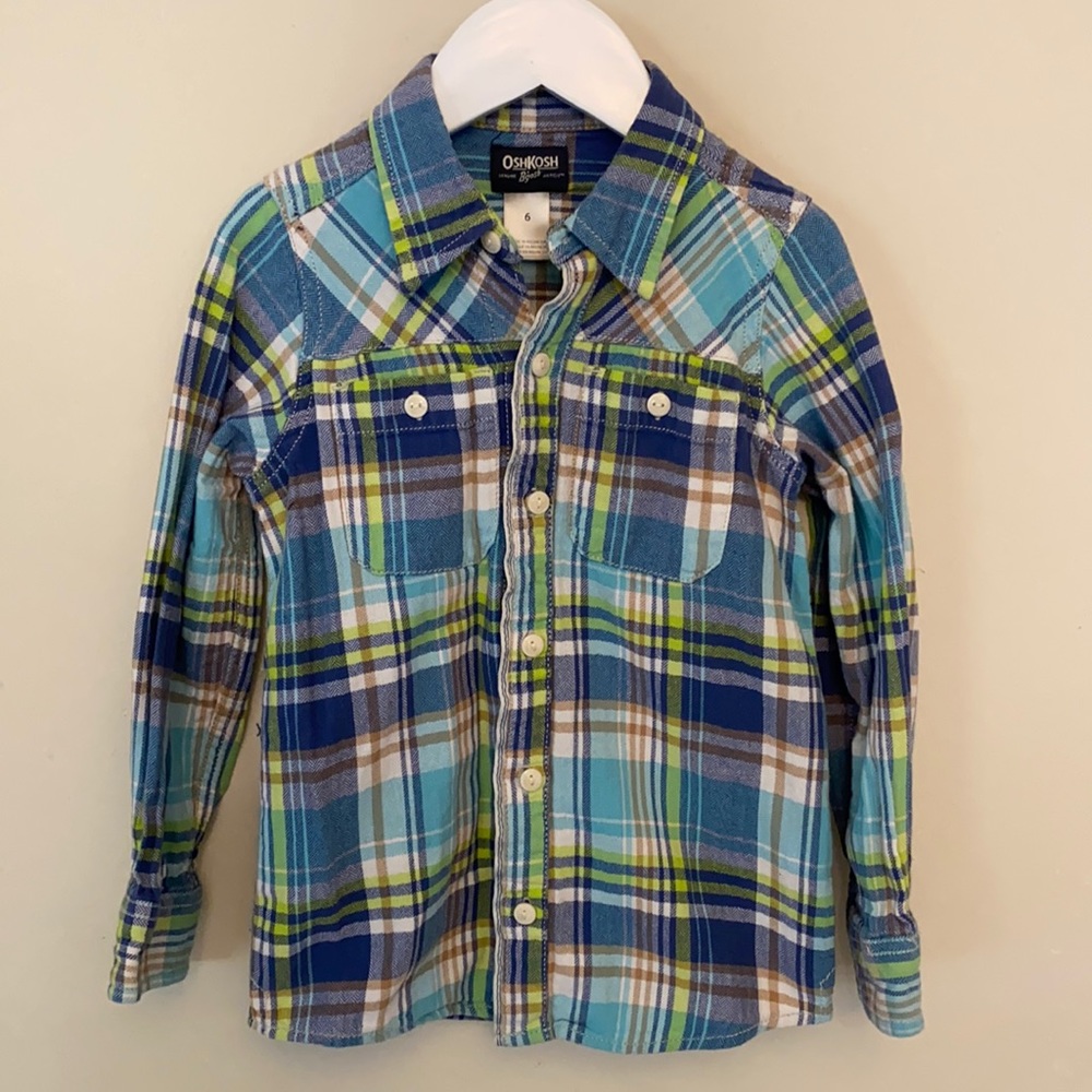OshKosh size 6 EUC flannel